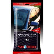 Sheron vlhčené ubrousky na sklo 24ks