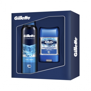 Sada Gillette (deo/gel/75ml + deo/spray/150ml)