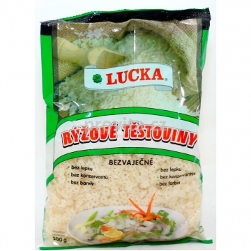 LUCKA rýžové těstoviny polévkové hvězdičky 300g
