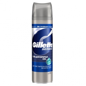 GILLETTE Gel na holení Series Sensitive Aloe 200 ml