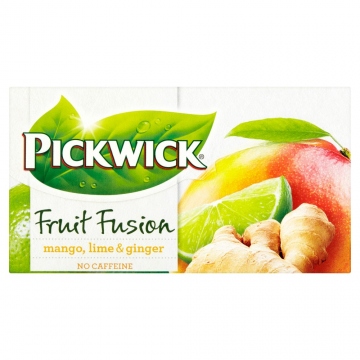 Pickwick Fruit Fusion Mango, Lime & Ginger 20 x 1,75g 35g