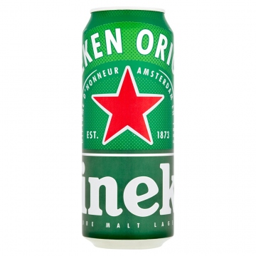 Heineken, světlý ležák, plech 500ml