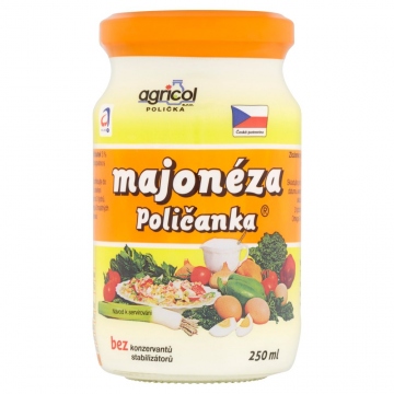 Agricol Poličanka majonéza 250ml sklo