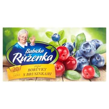 Babička Růženka Borůvky s Brusinkami 20x2g