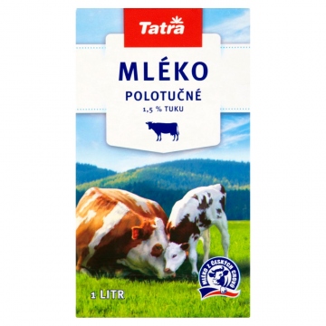 Tatra Mléko polotučné 1,5% trvanlivé