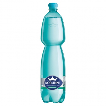 Korunní jemně perlivá minerální voda 1,5L