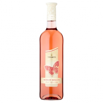 Víno Motýl Merlot Rosato suché růžové víno 0,75l