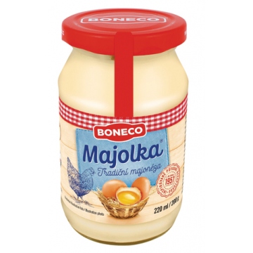 Boneco Majolka 220ml sklo