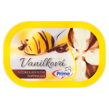 Prima Vanilková a čokoládový topping 900ml