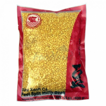 RED DRAGO Fazole mungo loupané Rozpůlcelý 400 g