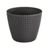 Květináč SPLOFY antracit 15,7cm