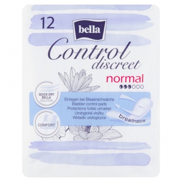 Bella Control Discreet Normal urologické vložky 12ks