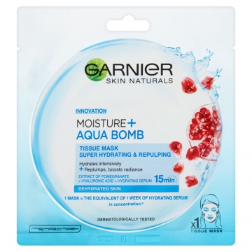 GARNIER Moisture+ Aqua Bomb Super Hydrating & Repulping Tissue Mask 32 g