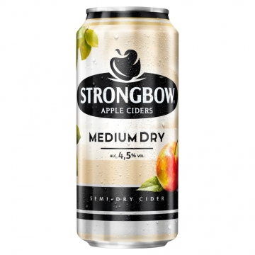 Strongbow Medium Dry (4,5%), plech 0,44L