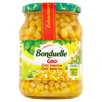 Bonduelle gold zlatá kukuřice sklo 580ml