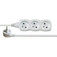 Emos - Prodlužovací kabel, 3 zásuvky, 2m (bílý)
