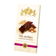 Carla 70% hořká čokoláda s praženými mandlemi 80g