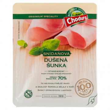 Chodura Snídaňová dušená šunka standardní 100g