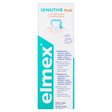 Elmex Sensitive Plus ústní voda 400ml