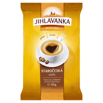 Jihlavanka Staročeská směs pražená mletá káva 70g