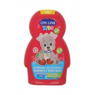 On line kids 2v1 šampón a sprchový gel NEW Sweet cherry 250 ml
