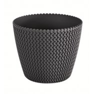 Květináč SPLOFY antracit 13,0cm