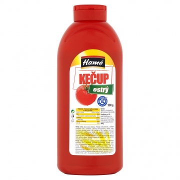 Hamé kečup ostrý 900g