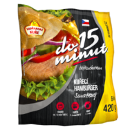 Vodňanské Kuře Kuřecí hamburger smažený 6 ks 420g Do 15 minut šéfkuchařem