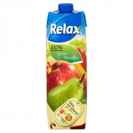 Relax džus 100% jablko+hruška 1L