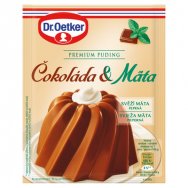 Dr. Oetker Premium Puding Čokoláda & máta 50g