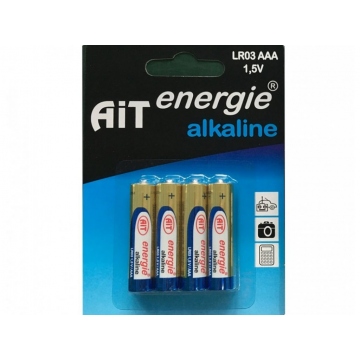 AiT Baterie Alkaline LR03 AAA 4ks blistr