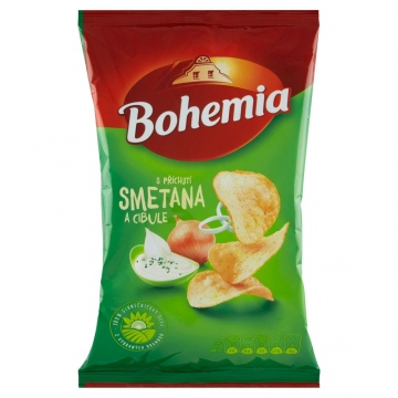 Bohemia Chips smetana/cibule 140g