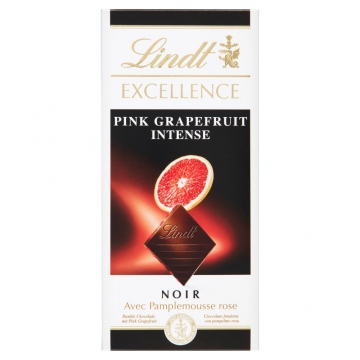 Lindt Excellence Pink Grapefruit Dark Chocolate 100g