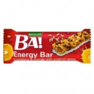 BA! energy bar brusinka+pomeranč+jogurt 40g