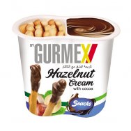 GURMEX Nugeta snacks - Křupavé tyčinky s lískooříškovým krémem 55g