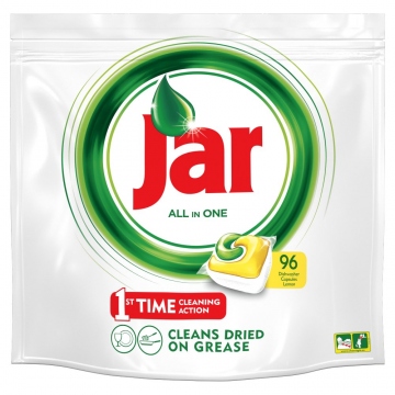 JAR Tablety do myčky All in One Lemon 96 ks