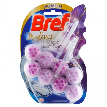 Bref tuhý WC blok DeLuxe Magic Moonflower ( 2x50g )100 g