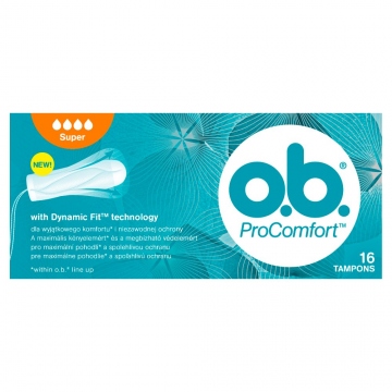 O.B. Pro Comfort Tampony Super 16 ks