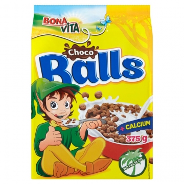 Bonavita Choco balls cereální kuličky s kakaem 375g