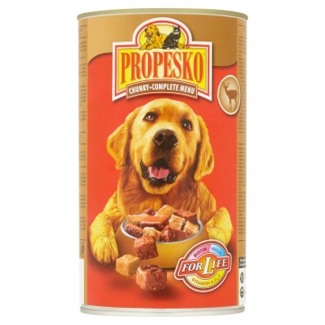 PROPESKO Pes konzerva zvěřina,drůbeží 1240 g