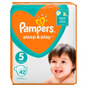 Pampers Sleep & Play 5 (11-16 kg) 42 ks