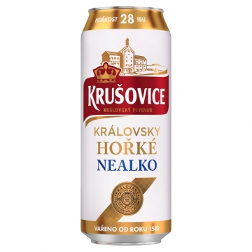 Krušovice královsky hořké nealko 500ml