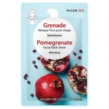 MASK ON Osvěžující pleťová maska Pomegranate 23g