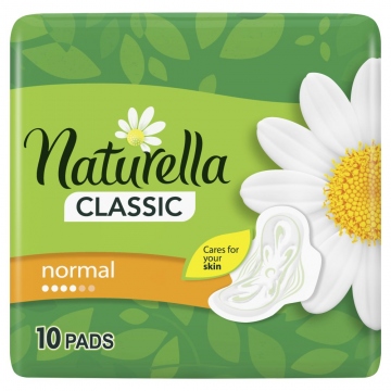 Naturella Camomile Classic normal hygienické vložky s jemnou vůní 10ks