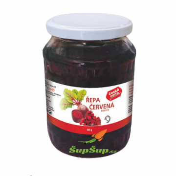 česká cena Červená řepa sterilovaná 640g