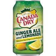 CANADA DRY Ginger ale and Lemonade 355ml plech