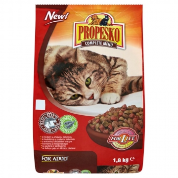 Propesko granule hovězí a zelenina pro kočky 1,8kg