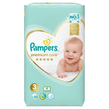 PAMPERS Premium Care Midi 4-9kg 60ks