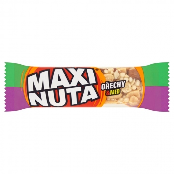 MAXI NUTA Ořechová tyčinka Ořechy & Med 35g