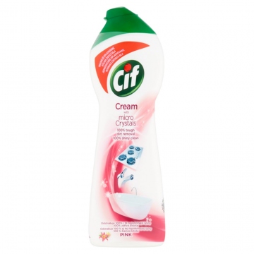 CIF Tekutý písek na kuchyně a koupelny Pink 250 ml